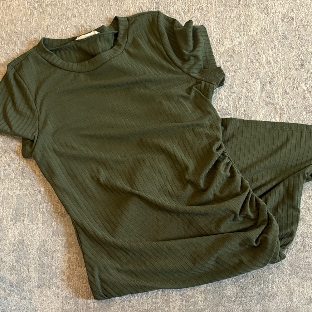 Altard State Olive Green Bodycon Dress Medium